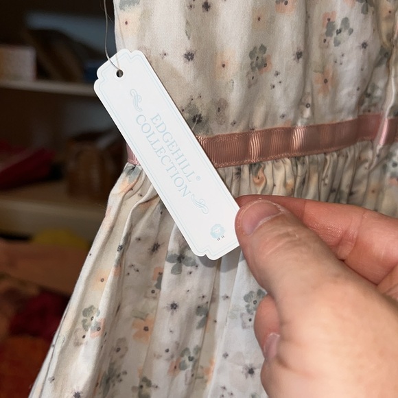 NWT Edgehill Collection floral dress- girls 4 - Picture 6 of 6